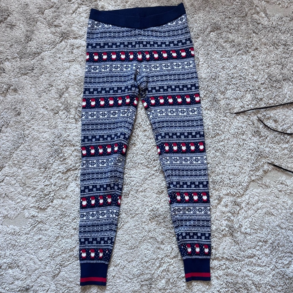 Cynthia Rowley Santa Print Leggings